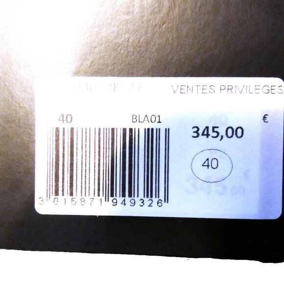 NWT The Kooples Black Two-Button Leather-Pocket Versatile Blazer Size 40 - Picture 8 of 11